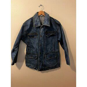 Women's Vintage Navi Denim Jacket Size M [EXCELLENT]